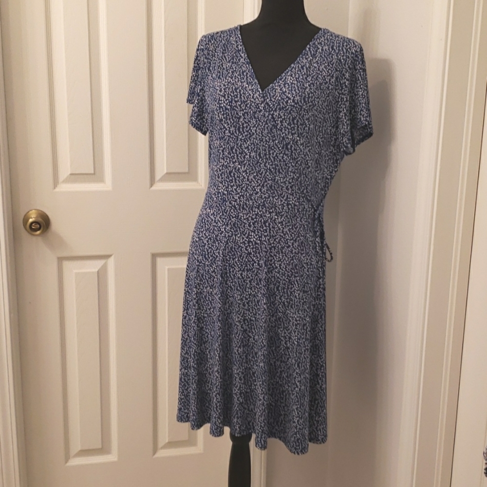NWT Kaileigh Kayla Stretchy Faux Wrap Dress XL